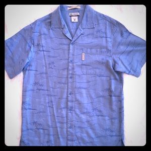 Like New Columbia River Lodge Barracuda Print MED